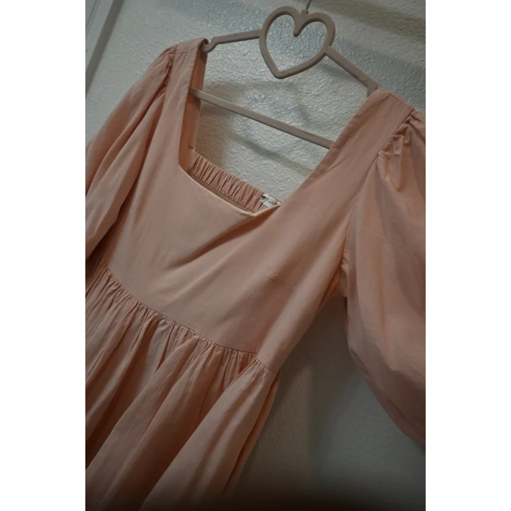 Women's Pink Blush Maternity Dress Size M Pink - Picture 6 of 6